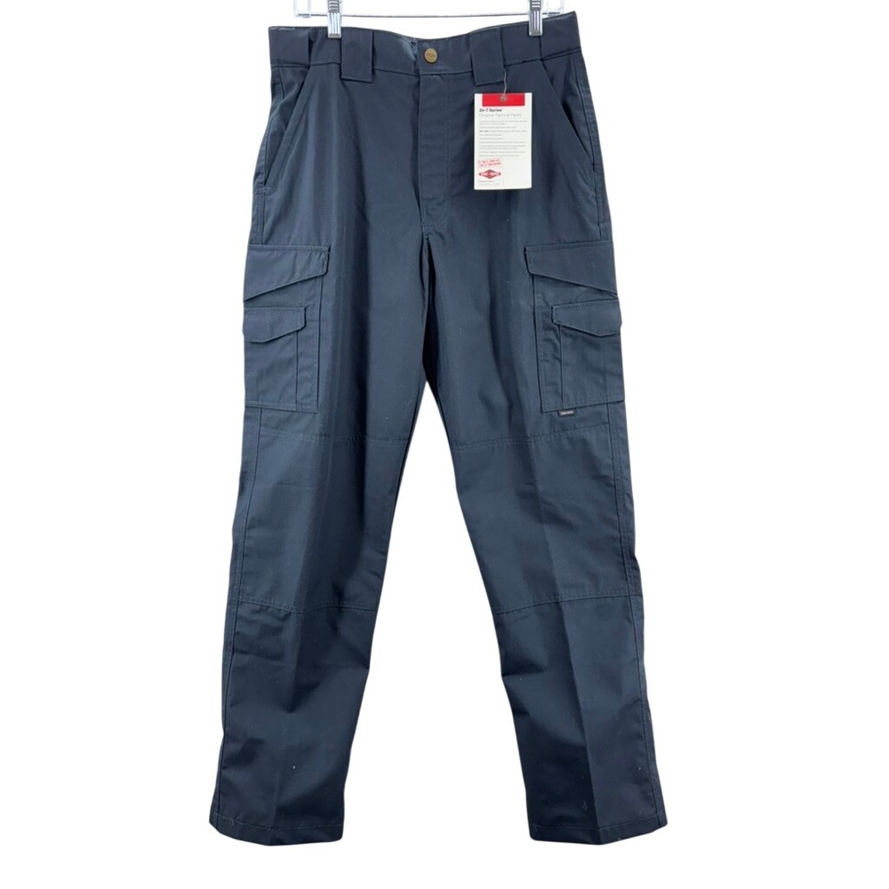 NWT Tru-Spec Tactical Pants Mens 32x34 Navy 24-7 Series Original Cargo Ripstop